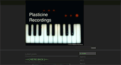 Desktop Screenshot of plasticinerecordings.blogspot.com