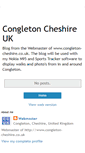 Mobile Screenshot of congletoncheshire.blogspot.com