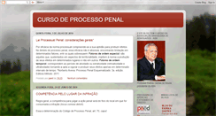 Desktop Screenshot of estudosdedireitoprocessualpenal.blogspot.com