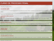 Tablet Screenshot of estudosdedireitoprocessualpenal.blogspot.com
