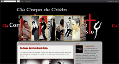 Desktop Screenshot of corpodecristoministerio.blogspot.com