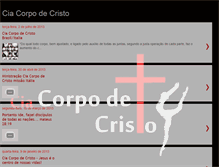 Tablet Screenshot of corpodecristoministerio.blogspot.com