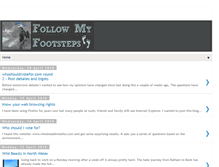 Tablet Screenshot of follow-myfootsteps.blogspot.com