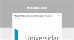 Desktop Screenshot of doris3m.blogspot.com