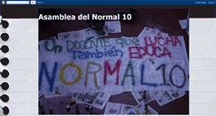 Desktop Screenshot of estudiantesterciarionormal10.blogspot.com