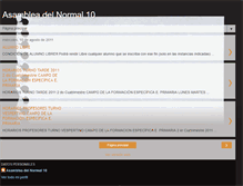 Tablet Screenshot of estudiantesterciarionormal10.blogspot.com
