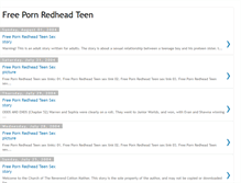 Tablet Screenshot of free-porn-redhead-teen.blogspot.com