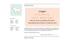 Desktop Screenshot of maemaepaperie.blogspot.com