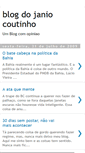 Mobile Screenshot of blogdojaniocoutinho.blogspot.com