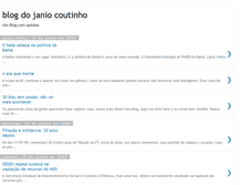 Tablet Screenshot of blogdojaniocoutinho.blogspot.com