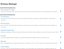 Tablet Screenshot of orinocobiotope.blogspot.com