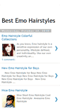 Mobile Screenshot of best-emo-hairstyles.blogspot.com