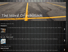 Tablet Screenshot of elderericwhitlock.blogspot.com