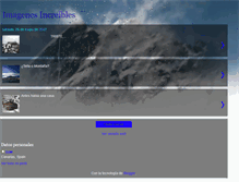 Tablet Screenshot of imagenes-increibles.blogspot.com