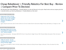 Tablet Screenshot of cheaprobomower.blogspot.com