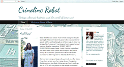 Desktop Screenshot of crinolinerobot.blogspot.com