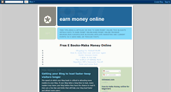 Desktop Screenshot of myearnmoneyonlineproject.blogspot.com