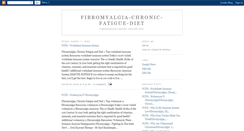 Desktop Screenshot of fibromyalgia-chronic-fatigue-diet.blogspot.com