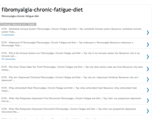 Tablet Screenshot of fibromyalgia-chronic-fatigue-diet.blogspot.com