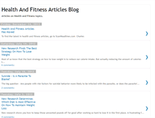 Tablet Screenshot of fitness-articles-blog.blogspot.com