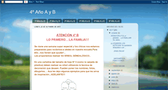 Desktop Screenshot of 4toprimaria.blogspot.com