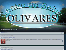 Tablet Screenshot of centrodesaludolivares.blogspot.com