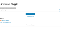 Tablet Screenshot of americancloggie.blogspot.com