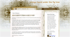 Desktop Screenshot of meunderthefigtree.blogspot.com