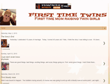 Tablet Screenshot of firsttimetwins.blogspot.com