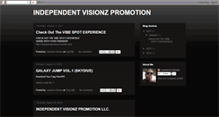 Desktop Screenshot of independentvisionzpromotion.blogspot.com