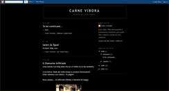 Desktop Screenshot of carnevibora.blogspot.com