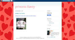 Desktop Screenshot of princessfunny.blogspot.com