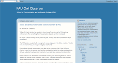 Desktop Screenshot of fauowlobserver.blogspot.com