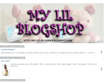 Tablet Screenshot of my-lil-blogshop.blogspot.com