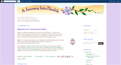 Desktop Screenshot of ajourneyintohealth.blogspot.com