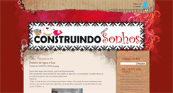 Desktop Screenshot of construindomeussonhos.blogspot.com