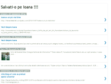 Tablet Screenshot of ajutor-umanitar-ioana.blogspot.com