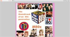 Desktop Screenshot of m80ssoundtrackforan80sgeneration.blogspot.com