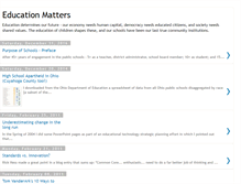 Tablet Screenshot of k12educationmatters.blogspot.com