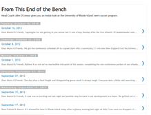 Tablet Screenshot of fromthisendofthebench.blogspot.com