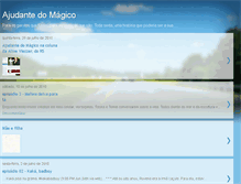 Tablet Screenshot of ajudantedomagico.blogspot.com