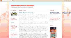 Desktop Screenshot of highpayingjobsinthephilippines.blogspot.com