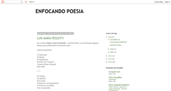 Desktop Screenshot of enfocandopoesia.blogspot.com