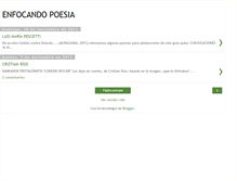 Tablet Screenshot of enfocandopoesia.blogspot.com