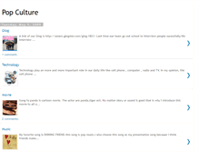 Tablet Screenshot of mypopculturereflection.blogspot.com