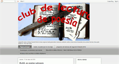 Desktop Screenshot of leyendopoesia.blogspot.com