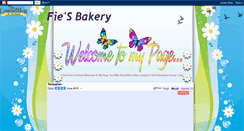 Desktop Screenshot of fiesbakery.blogspot.com