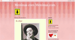 Desktop Screenshot of meninascommeninaspontocom.blogspot.com