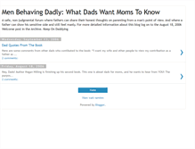 Tablet Screenshot of menbehavingdadly.blogspot.com