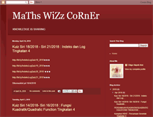 Tablet Screenshot of hayatimathswizz.blogspot.com